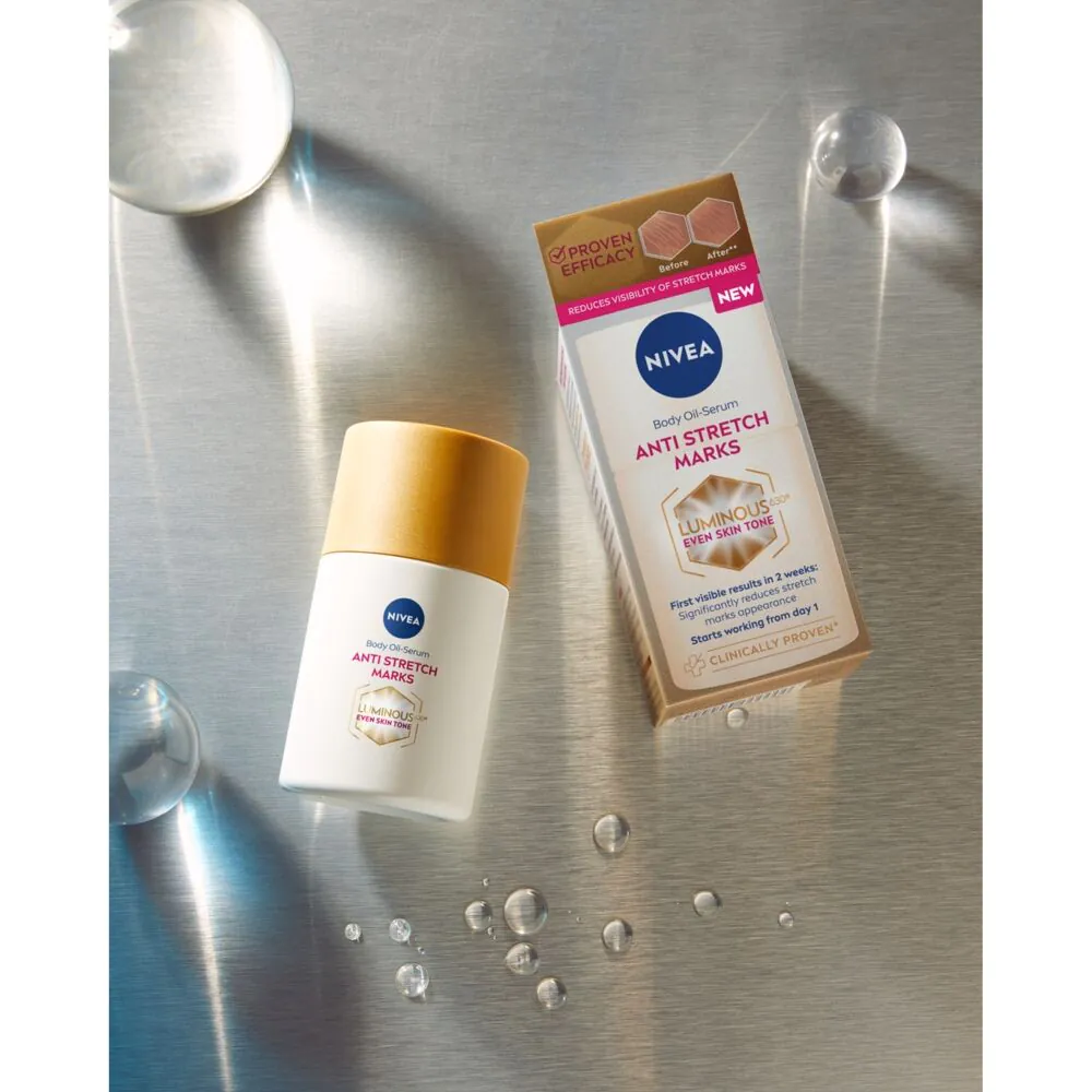 Nivea Luminous 630® Even Skin Tone - уљани серум за уједначавање тена коже против стрија 100 мл