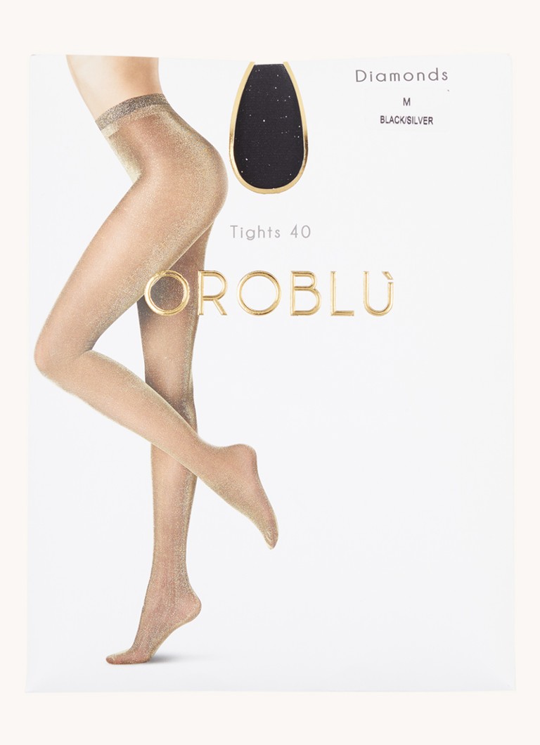 Rajstopy Oroblu Diamonds 40 den z brokatem