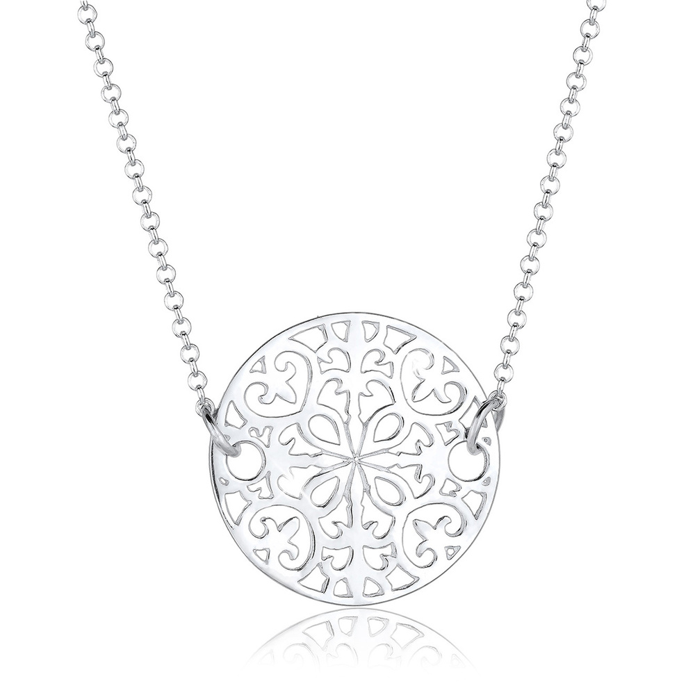 Elli Elli Collier Femme Pendentif Moderne Boho en Argent Sterling 925 Bijoux