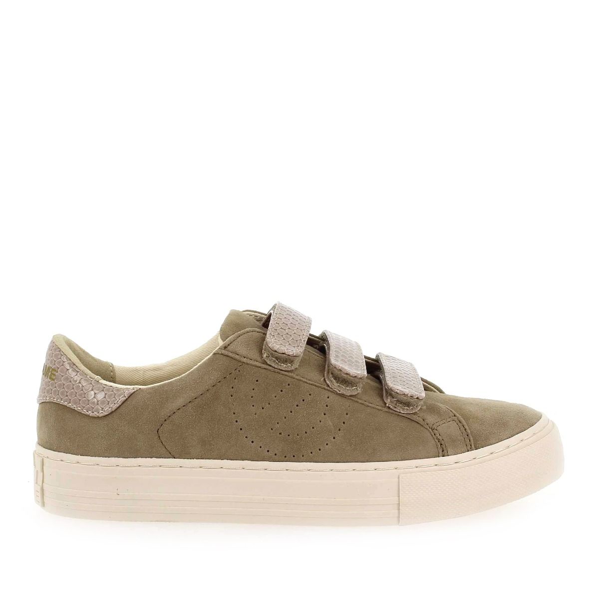 No Name  ARCADE STRAPS PERFOS SUEDE - Beige Taupe