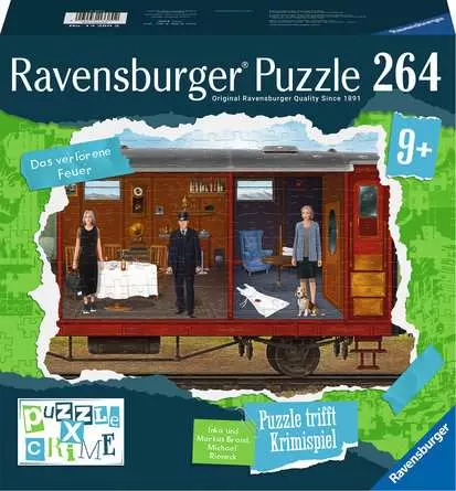 Kinderpuzzle ab 9 Jahren - Puzzle X Crime: Das verlorene Feuer - 264 Teile