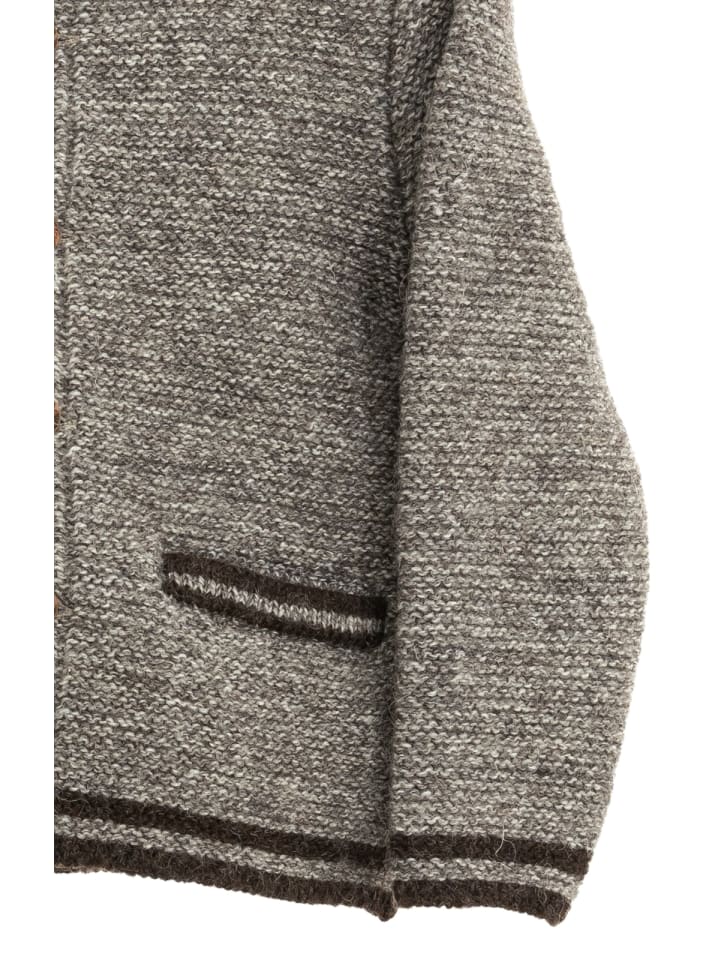 OS-Trachten Kinderstrickjacke 487000-0772 in dunkelbraun günstig kaufen 86/92