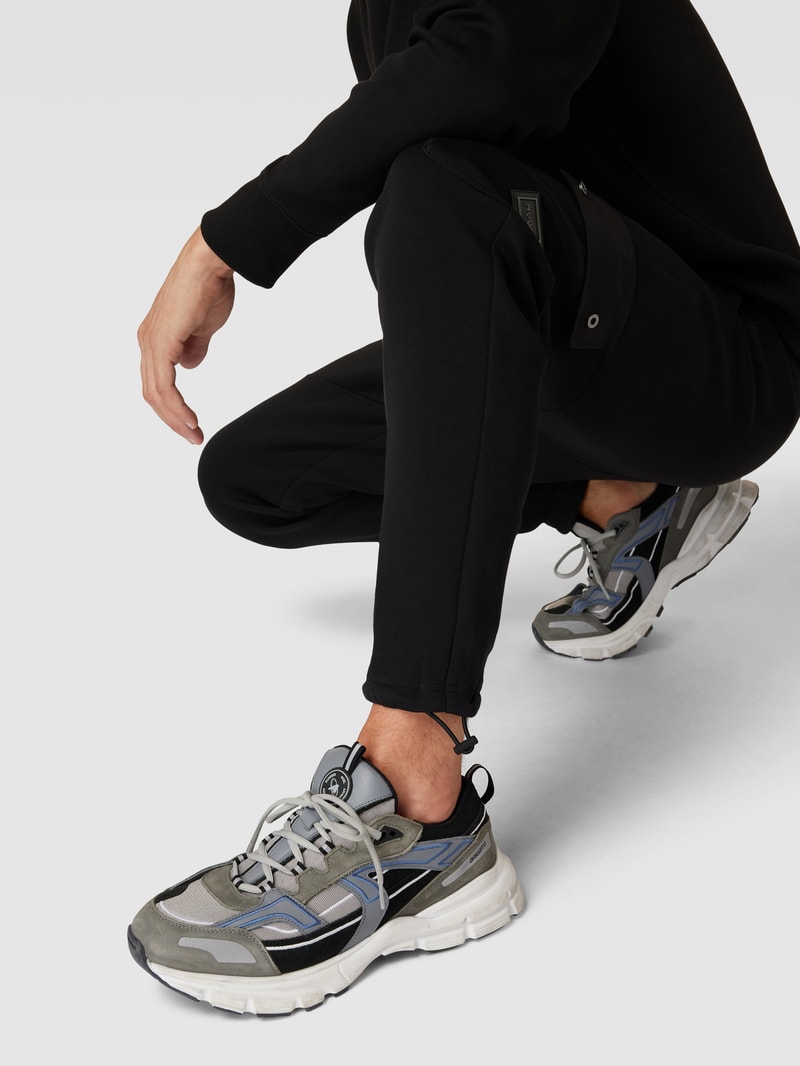 Sweatpants mit Cargotaschen Modell 'Dangkang' in schwarz