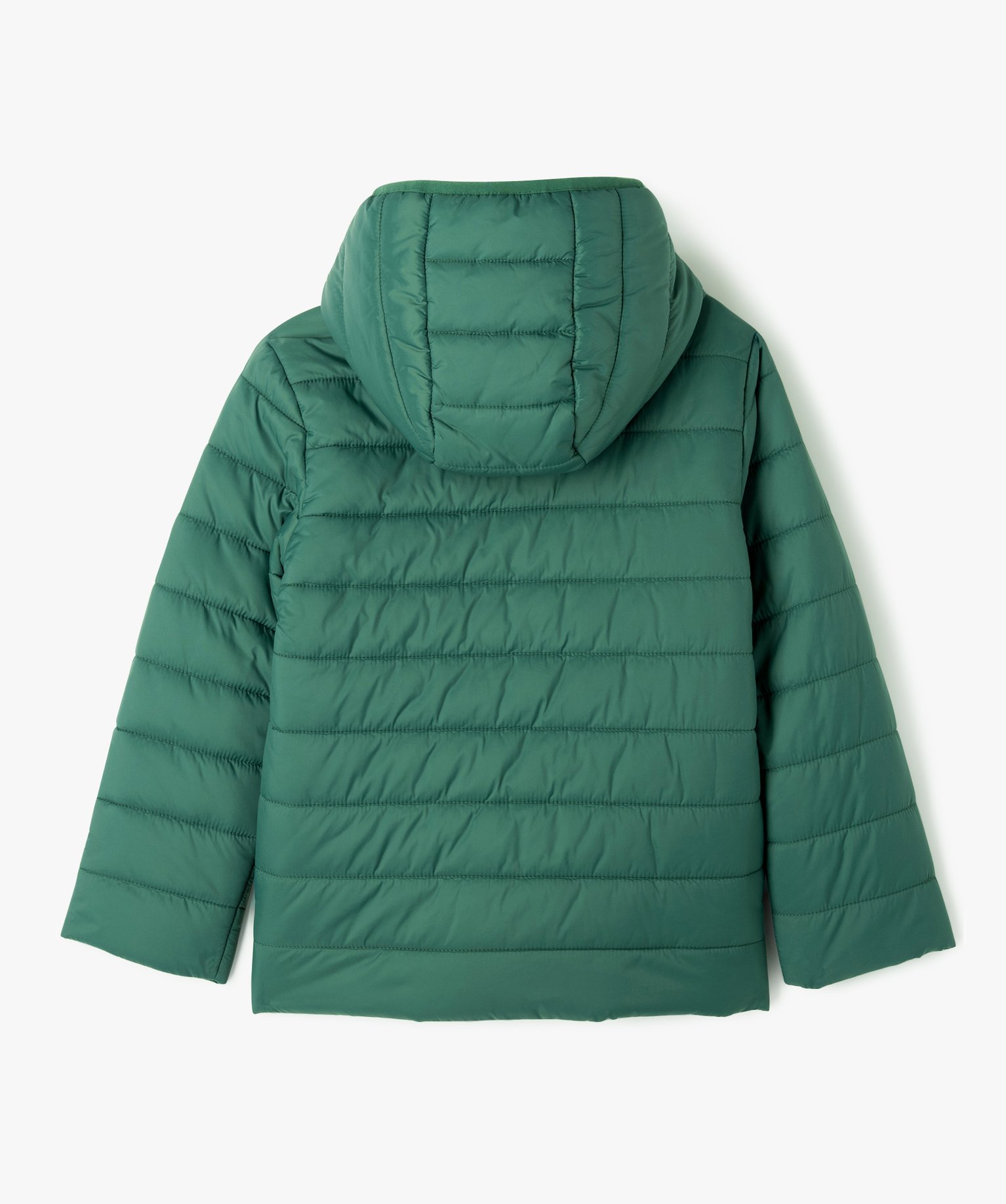 Blouson matelassé à capuche Garçon vert | GEMO