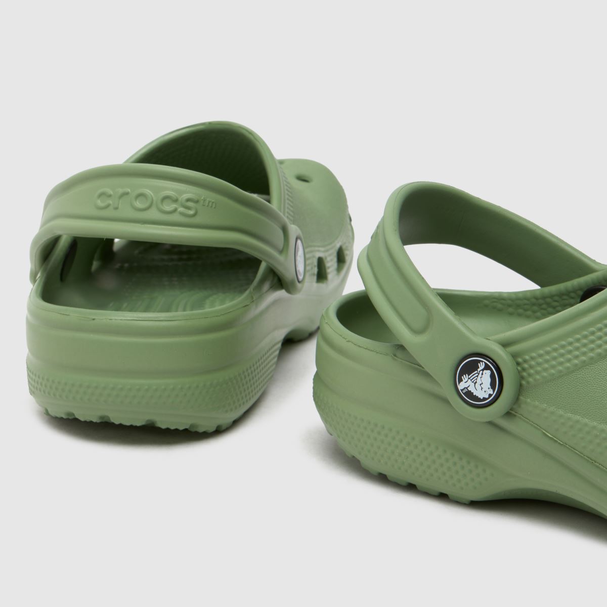 Crocs khaki klasszikus klumpa Junior szandál