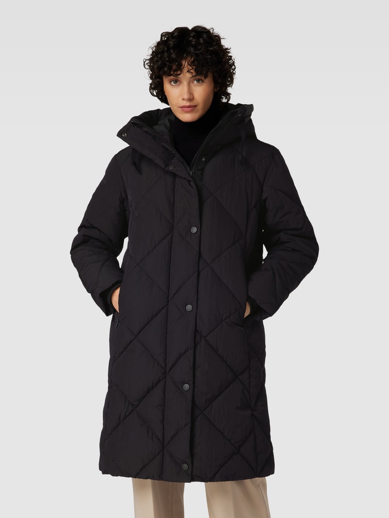 Parka mit Kapuze Modell 'TORUN' in schwarz