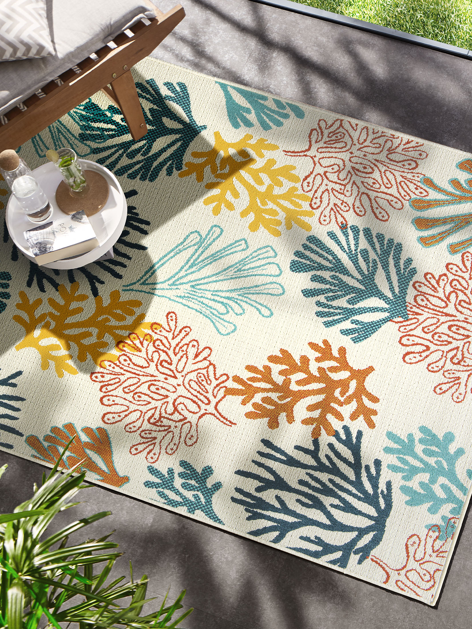 Coral Coast Outdoor-Teppich, Koralle