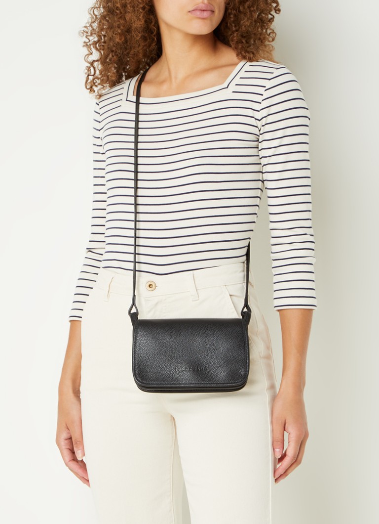 Longchamp Le Foulonné crossbody-lompakko nahkaa