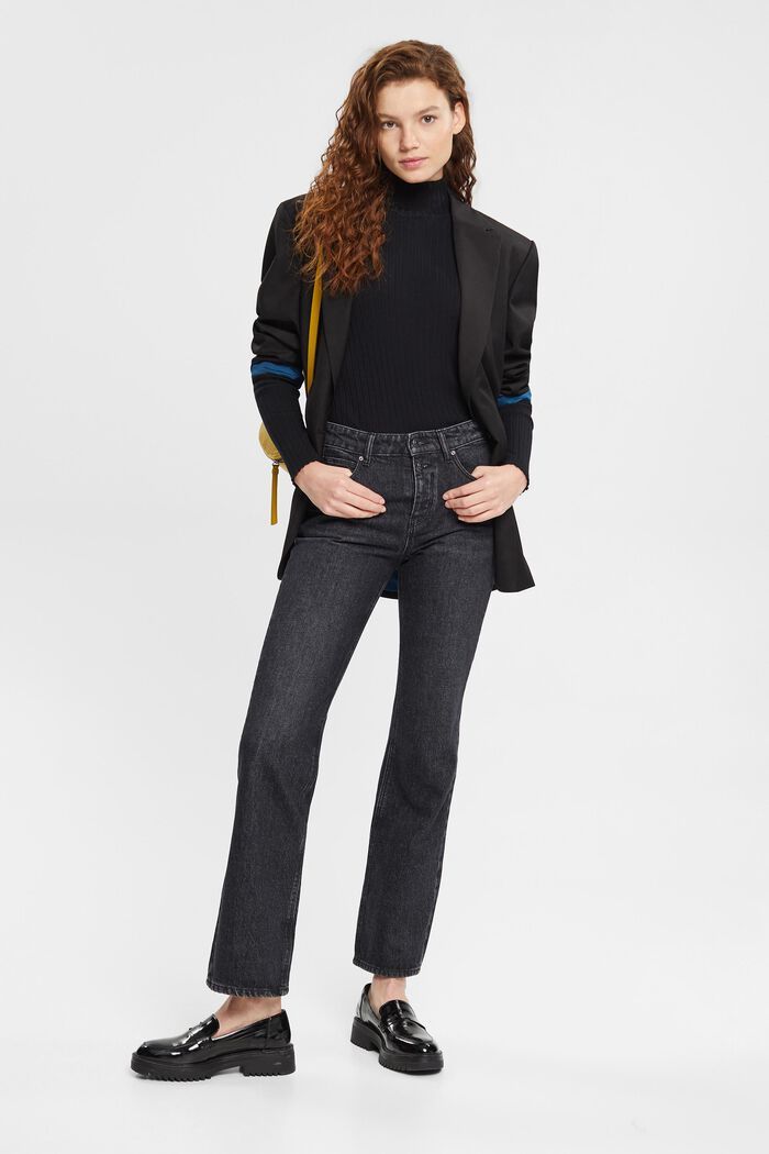 Mid-Rise-Western-Jeans im Bootcut