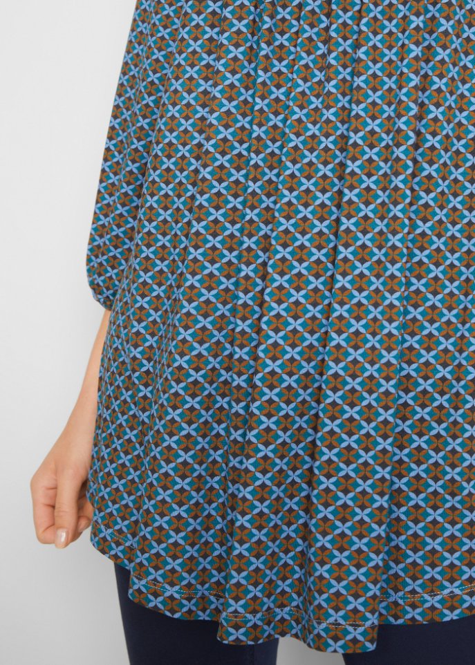 Shirt mit 3/4 Arm mit LENZING™ ECOVERO™, A-Form