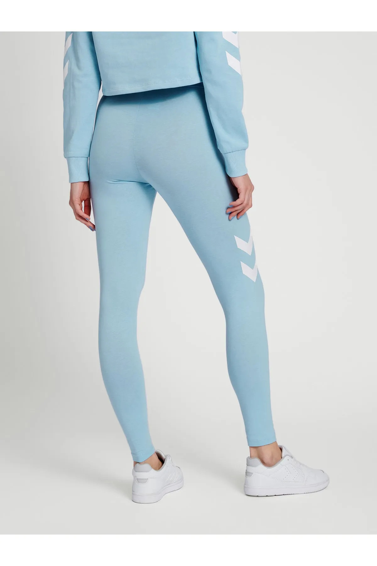 hummel  Sport-Leggings - Blau - Mittlerer Bund