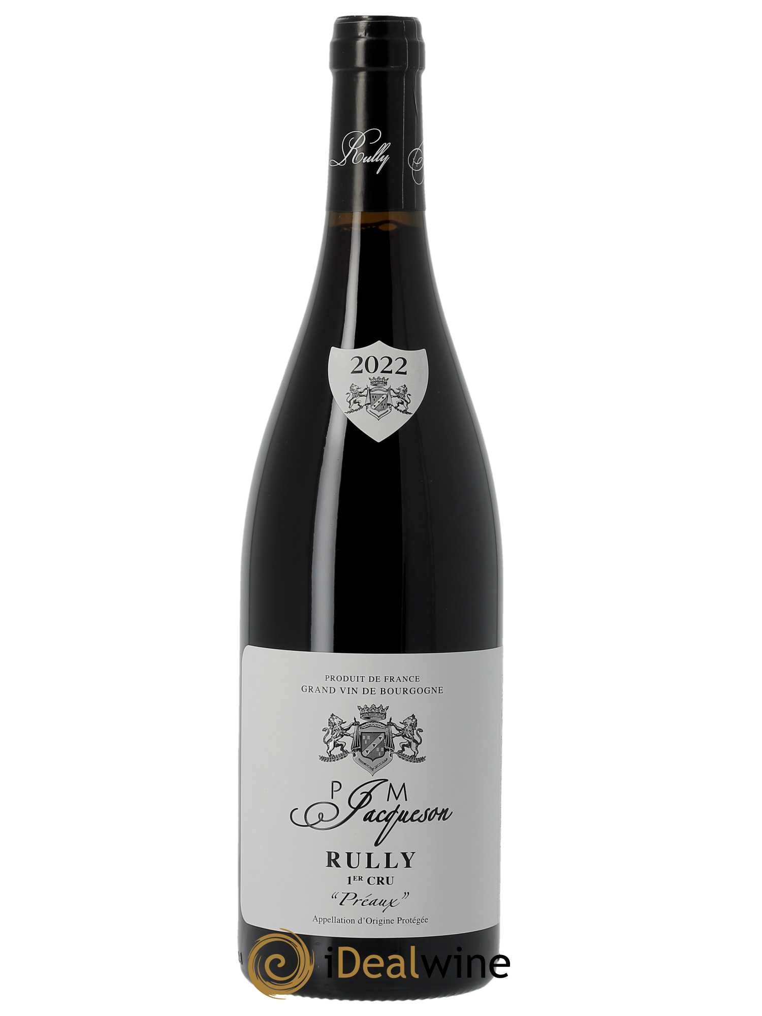 Rully 1er Cru Préaux Paul & Marie Jacqueson  2022 - Lot de 1 Bouteille