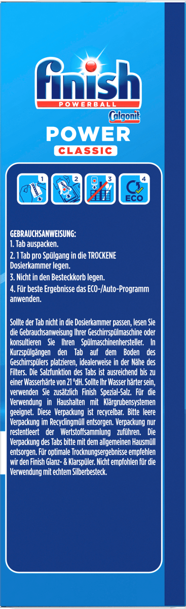 Spülmaschinen -Tabs Power Classic, 82 St