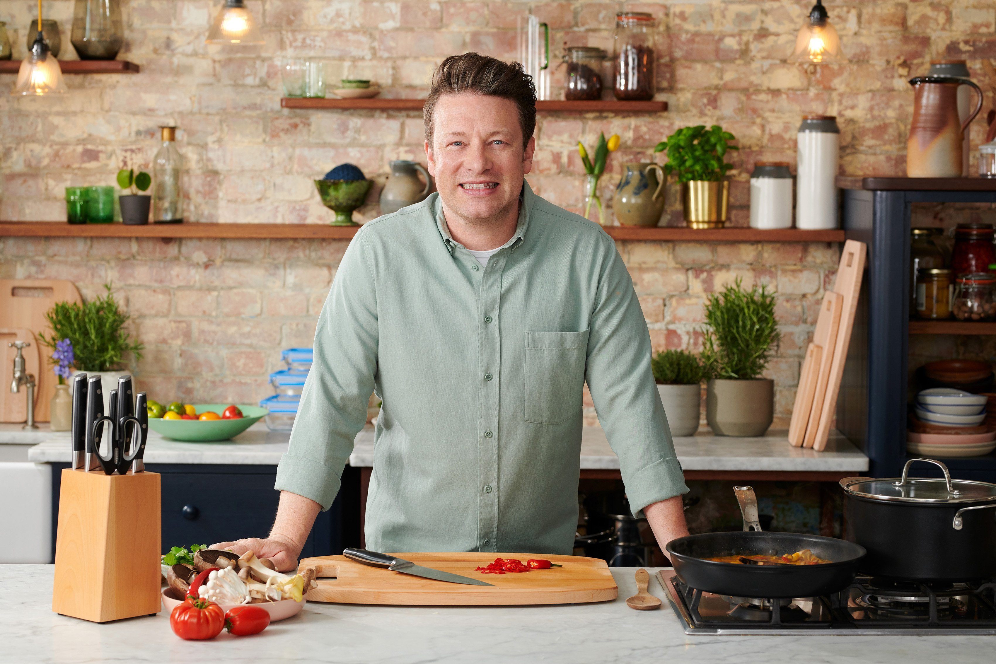 Tefal Santokumesser Jamie Oliver K26715, hohe Leistung, unverwechselbares Design, widerstandsfähig/langlebig