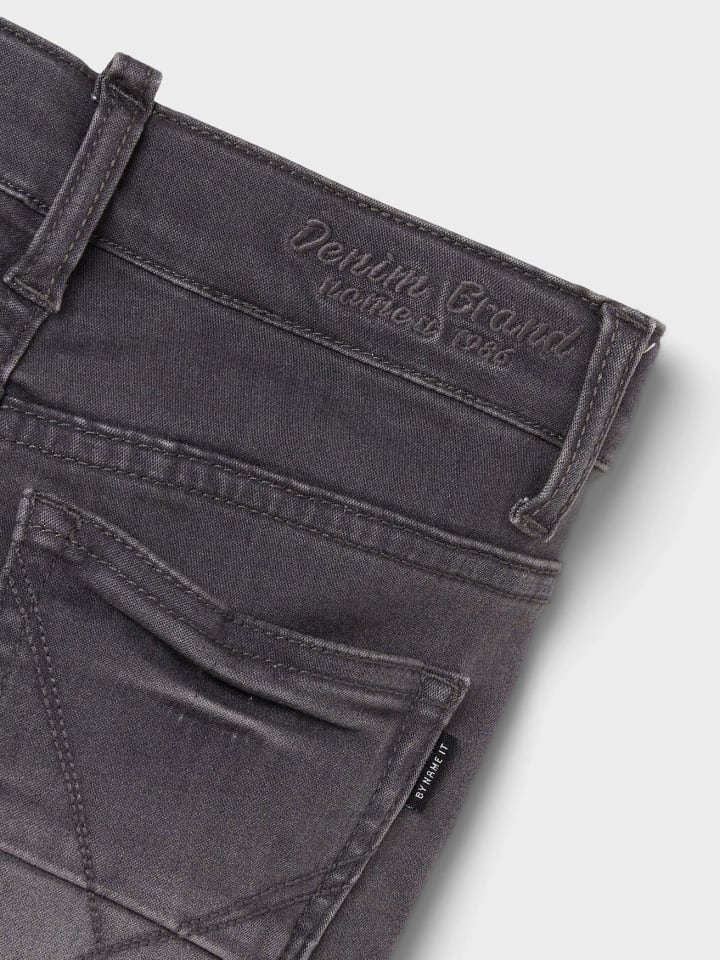 name it Stretch Jeans Slim Fit NKMTHEO in Grau günstig kaufen