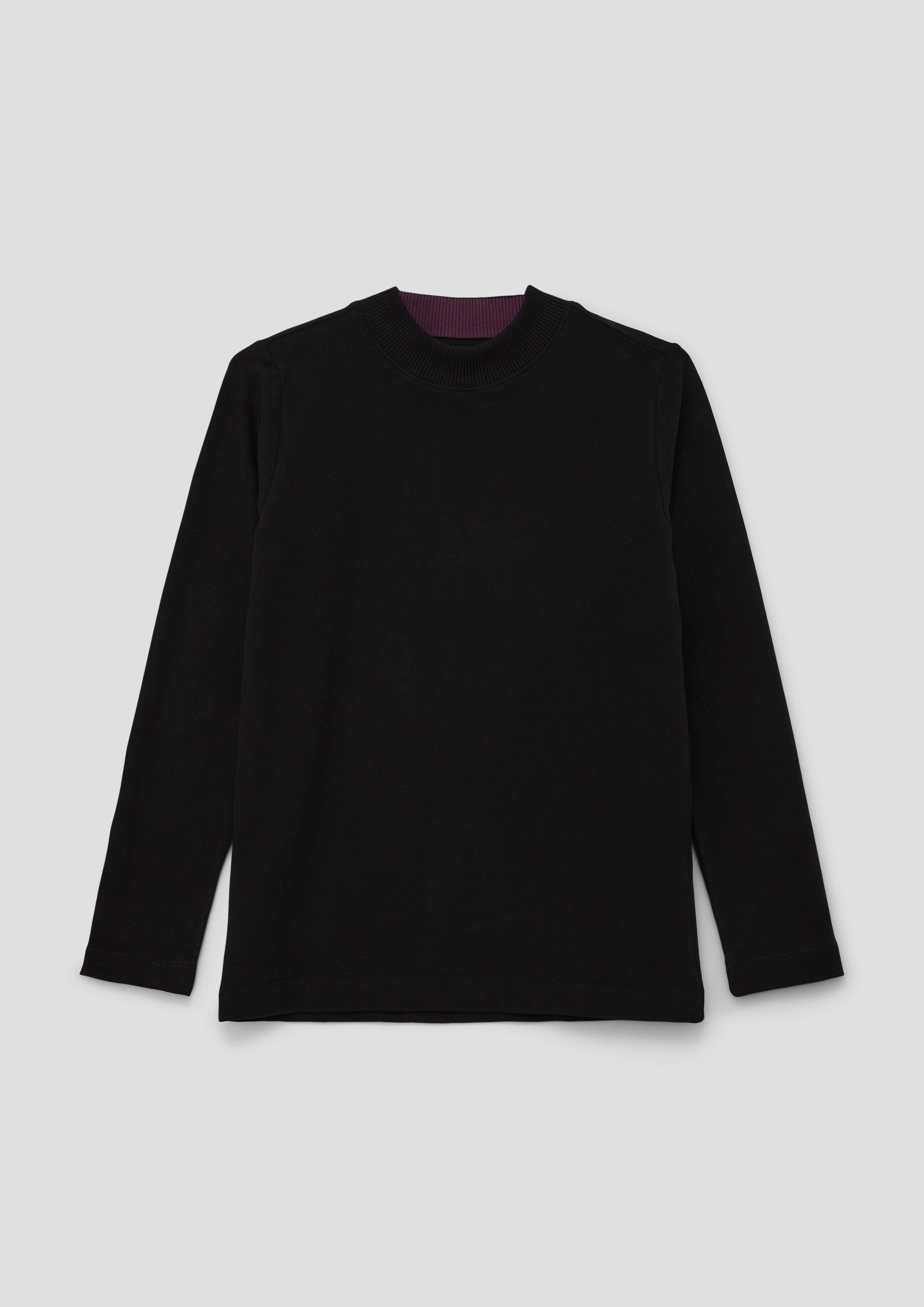 Longsleeve mit Rippblende  2137547-9999
