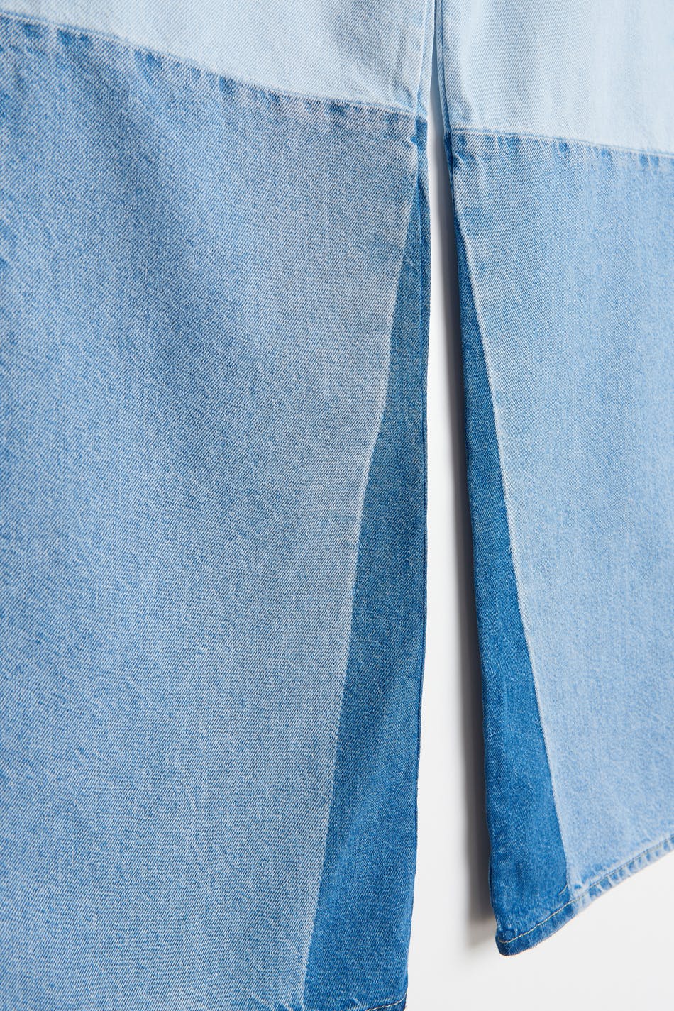 Block wide jeans