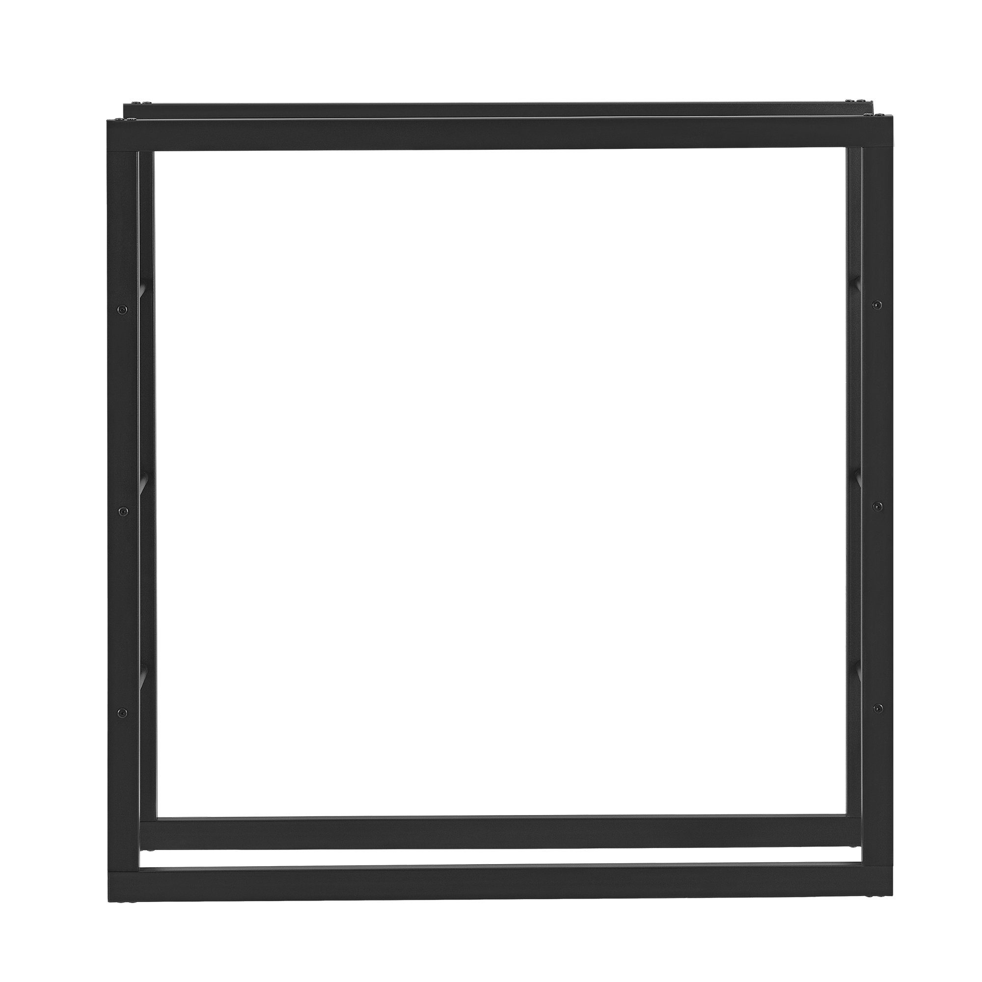 en.casa Kaminholzregal, BxTxH:100x25x100 cm, Täby Brennholzregal Metall 100x25x100cm