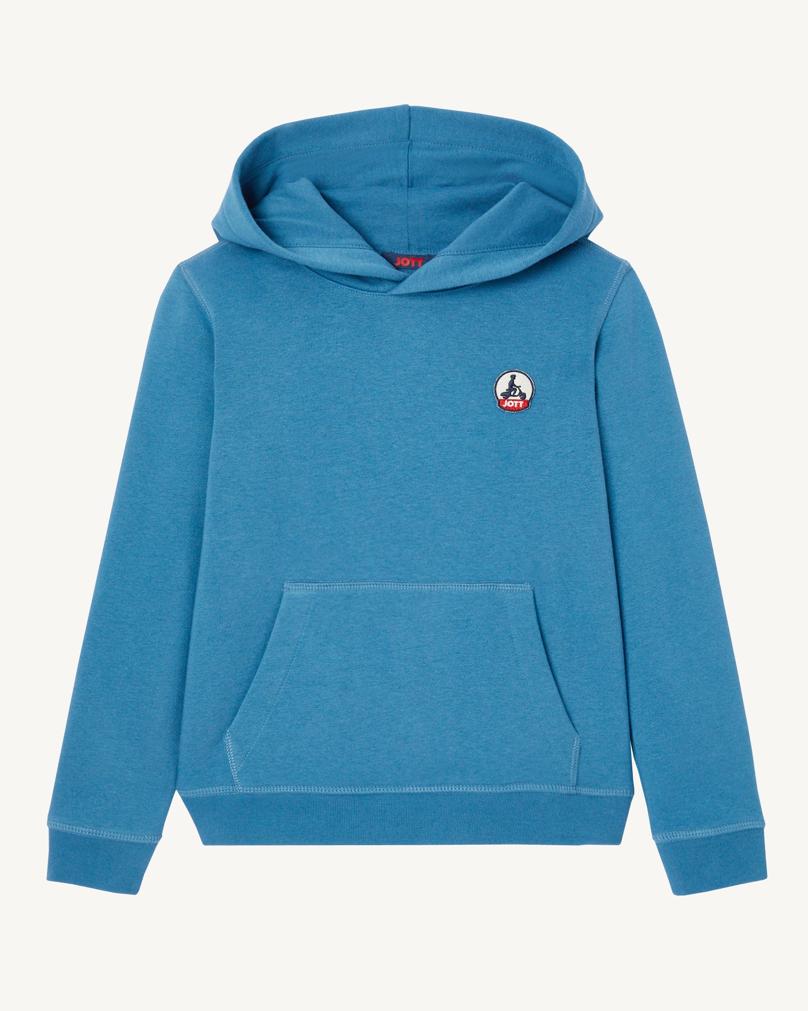 Sweat à capuche enfant en coton biologique Bleu jeans Bilbao
