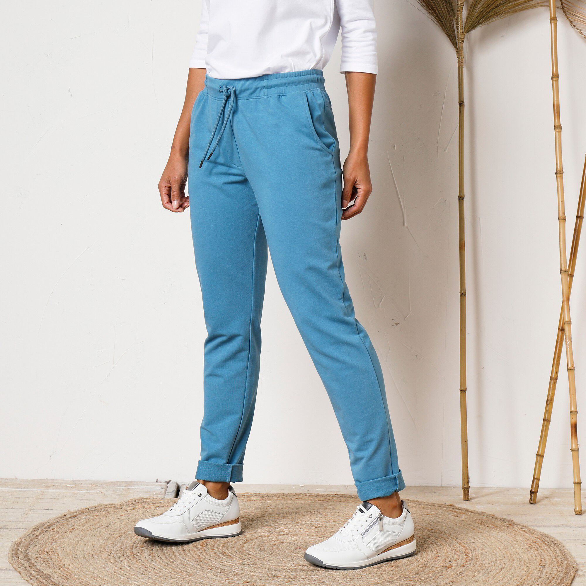 Pantalon jogpant ceinture élastiquée molleton