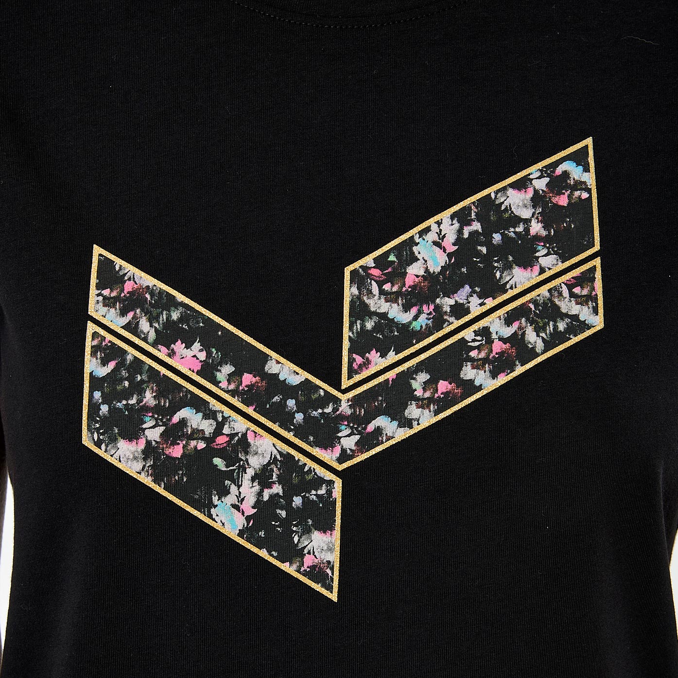 LOVE   T-shirt noir Femme