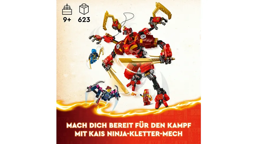 LEGO NINJAGO 71812 Kais Ninja-Kletter-Mech