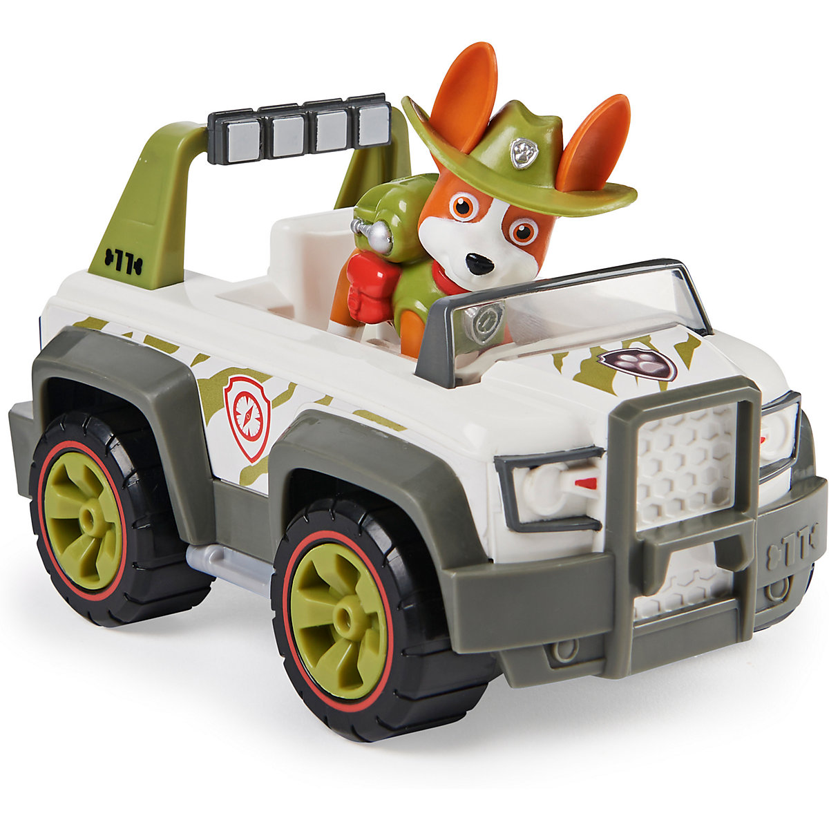 PAW Patrol Dschungel-Fahrzeug mit Tracker-Figur (Basic Vehicle/Basis Fahrzeug)