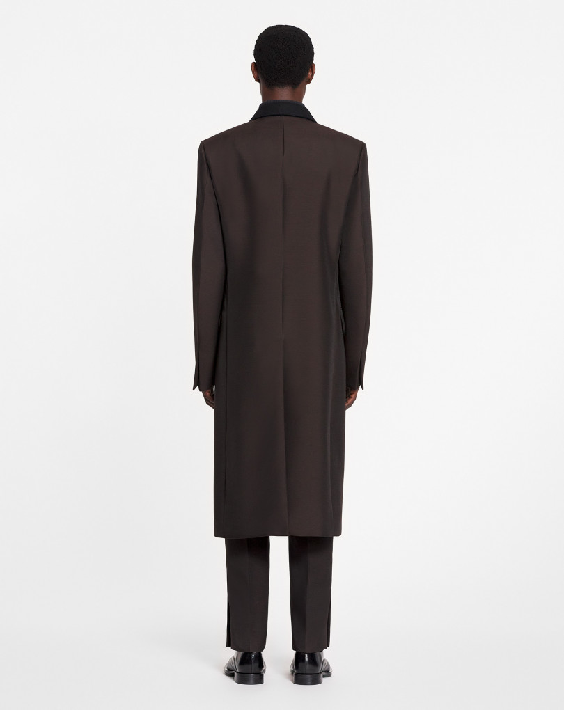 MANTEAU BI-MATIERE