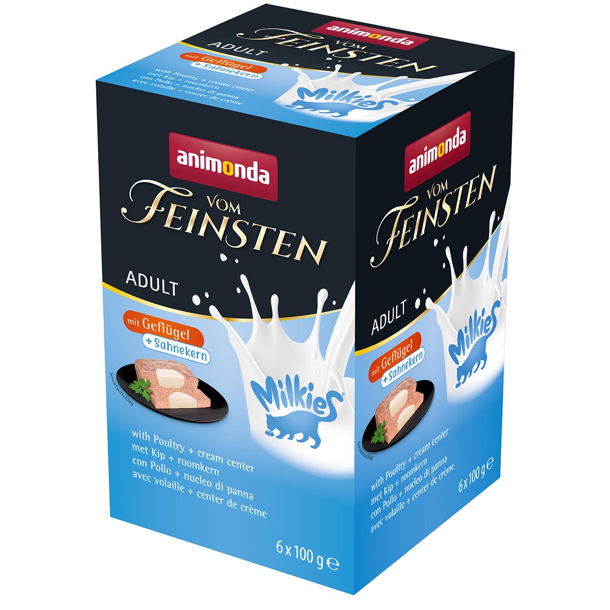 animonda vom Feinsten Adult mit Geflügel + Sahnekern