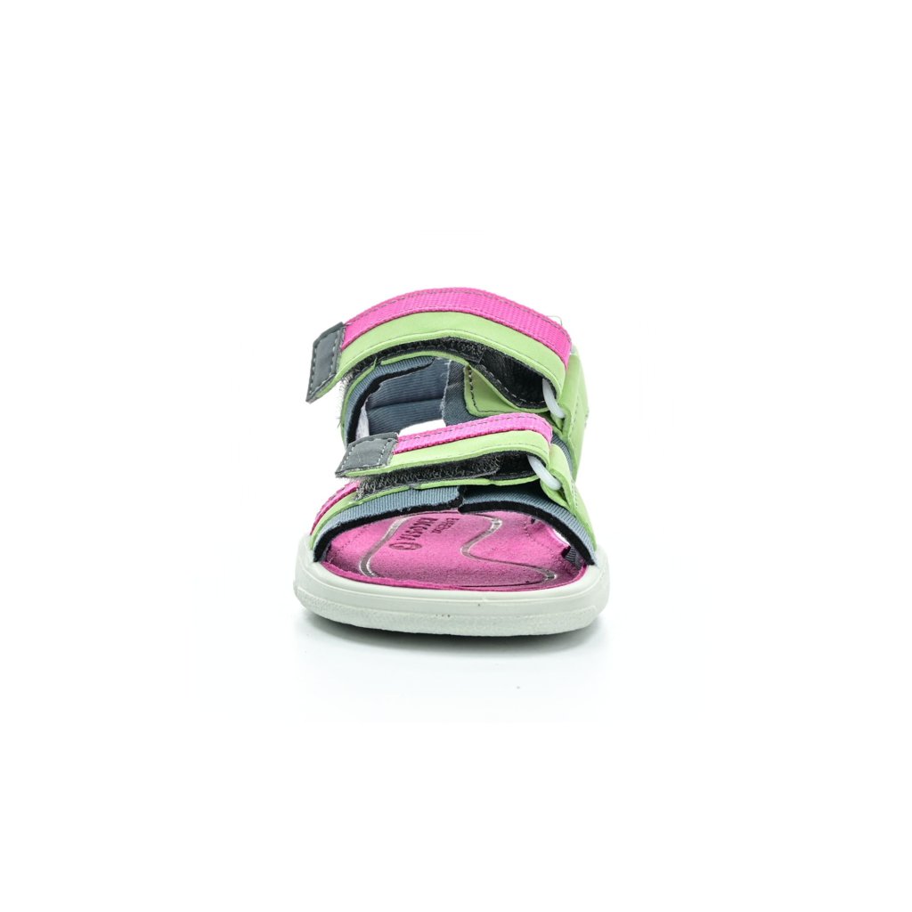 Ricosta Sydney Avocado/Grau/Pink Barfußsandalen