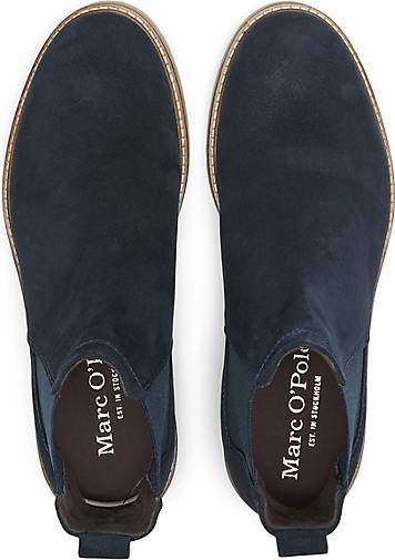 Marc O'Polo Chelsea-Boot aus softem Velours-Rindleder