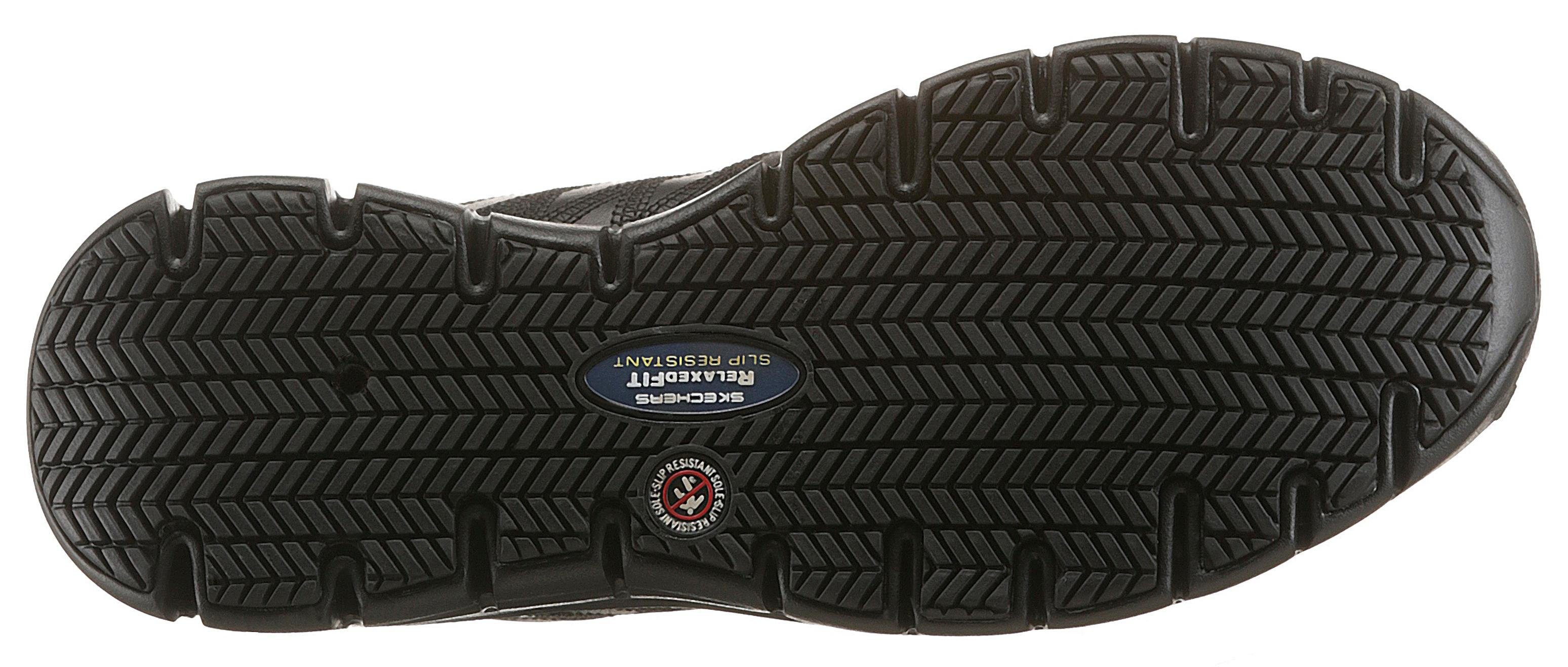 Skechers Sure Track Erath Schnürschuh Berufsschuh mit rutschhemmender Laufsohle