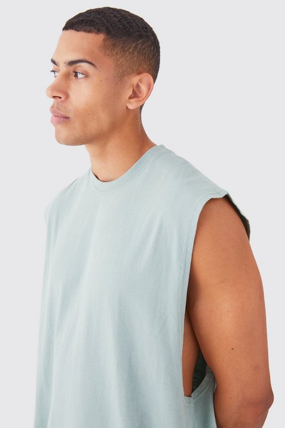 Gewaschenes Oversize Tanktop