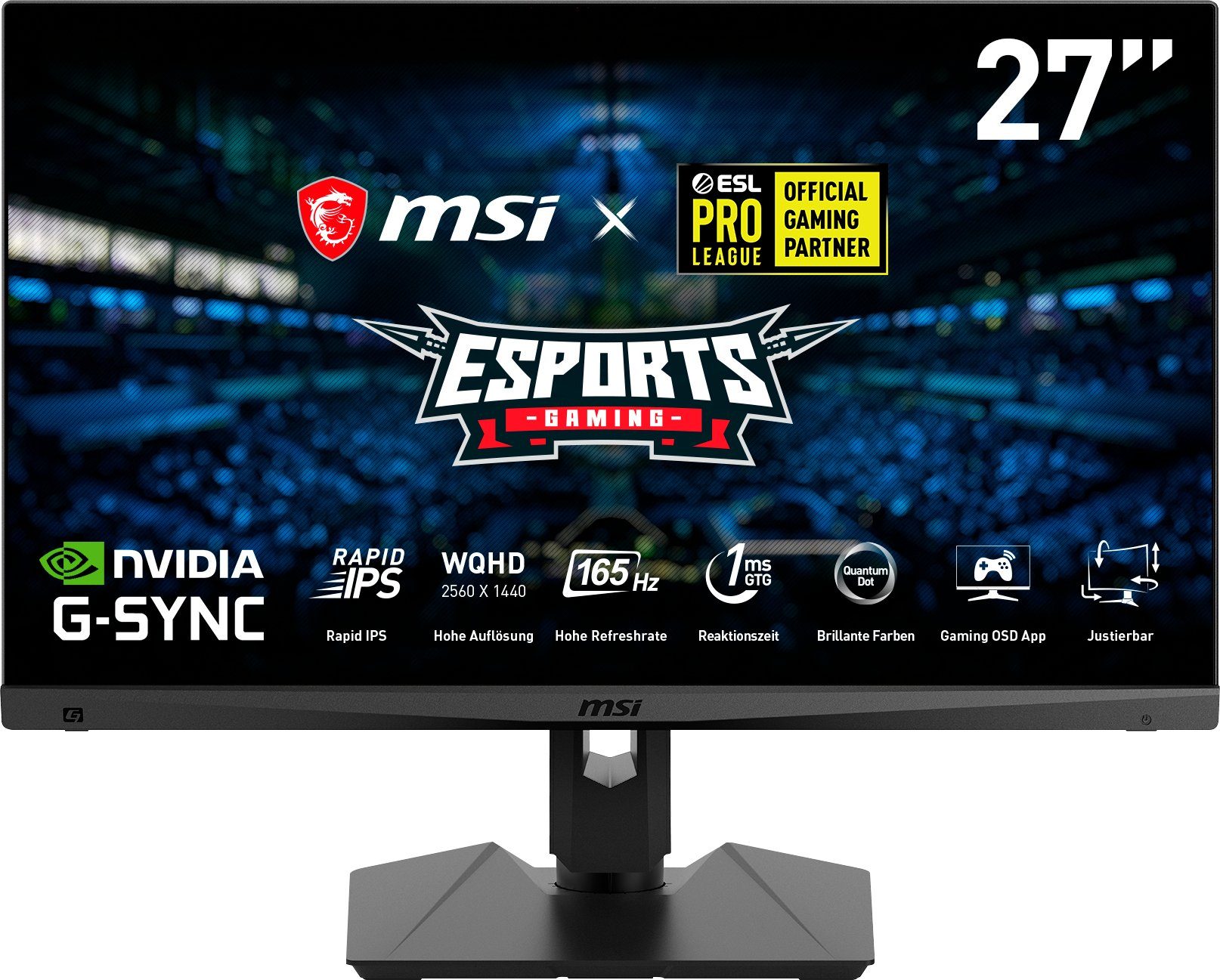 MSI Optix MAG274QRFDE-QD Gaming-LED-Monitor (69 cm/27 