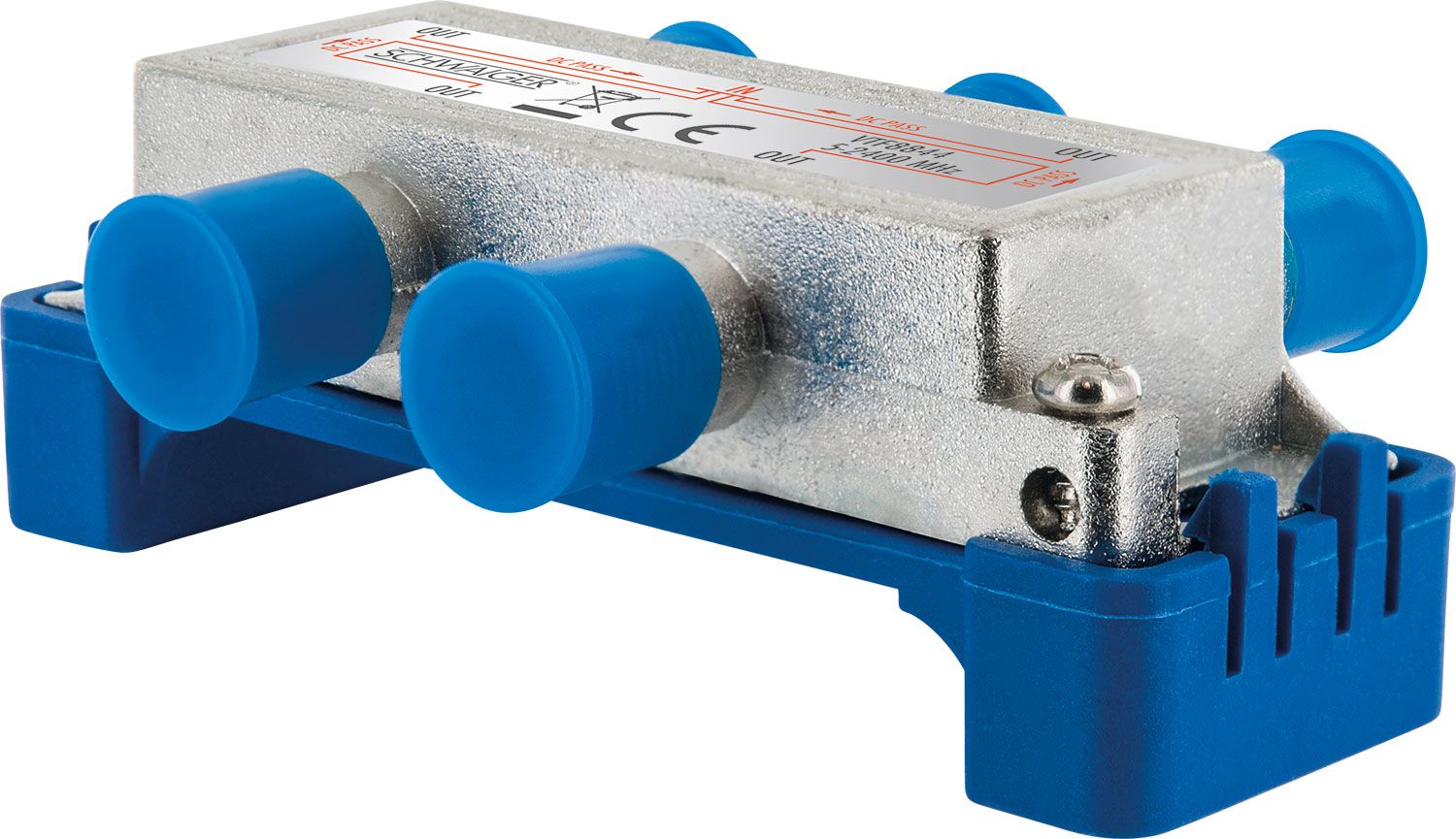 Schwaiger VTF8844 4-fach 9 dB Verteiler