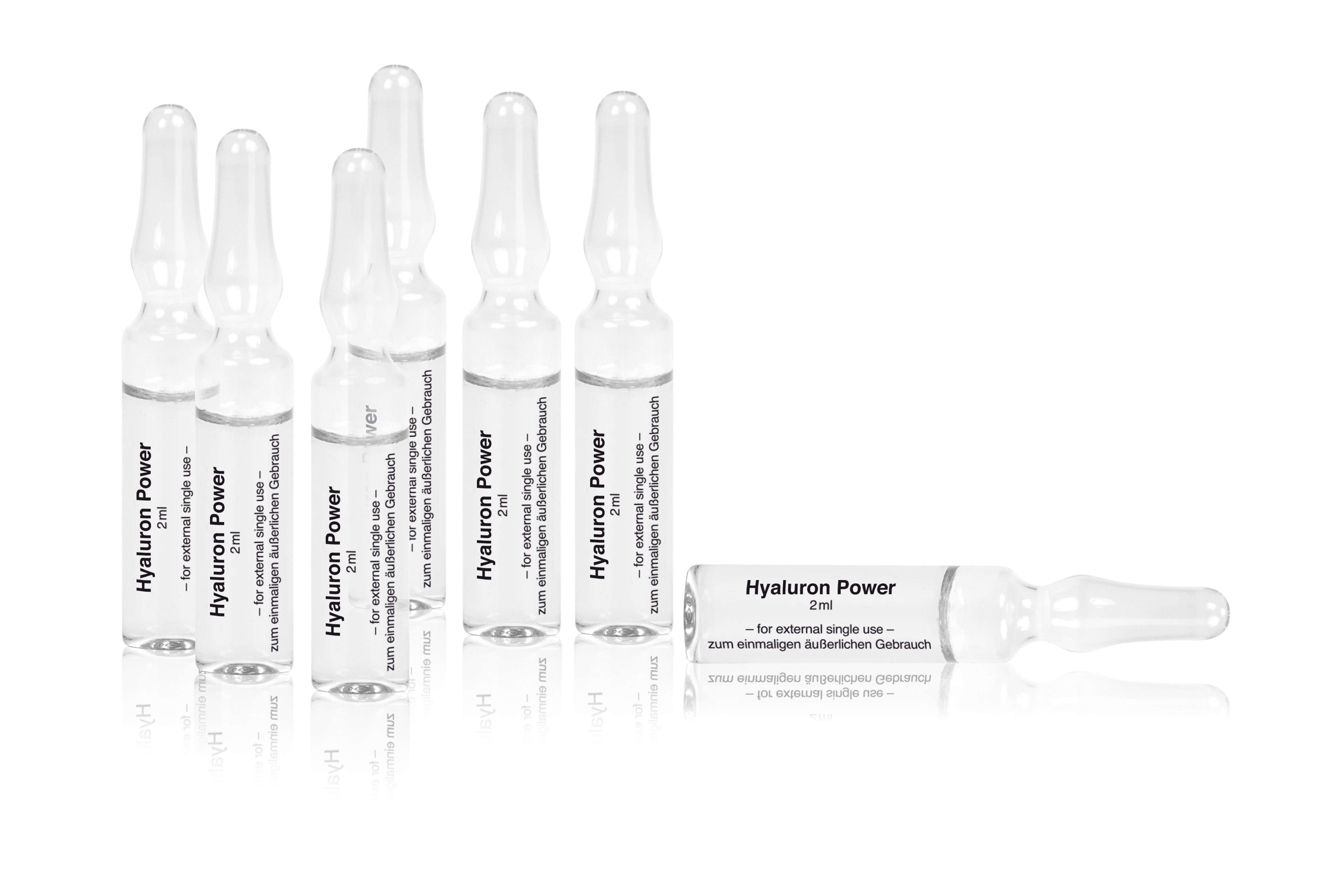 Beauty Nature Cosmetics Anti-Aging-Augencreme Hyaluron Power Ampullen 7 Tage Beauty Kur für zu Hause, Anti-Aging, hochdosierte Anti Falten Wirkung, Soforteffekt, als Kurbehandlung oder bei besonderen Belastungen der Haut.