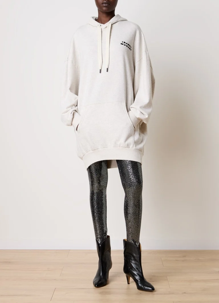 Felpa oversize Solena di Isabel Marant con logo ricamato.