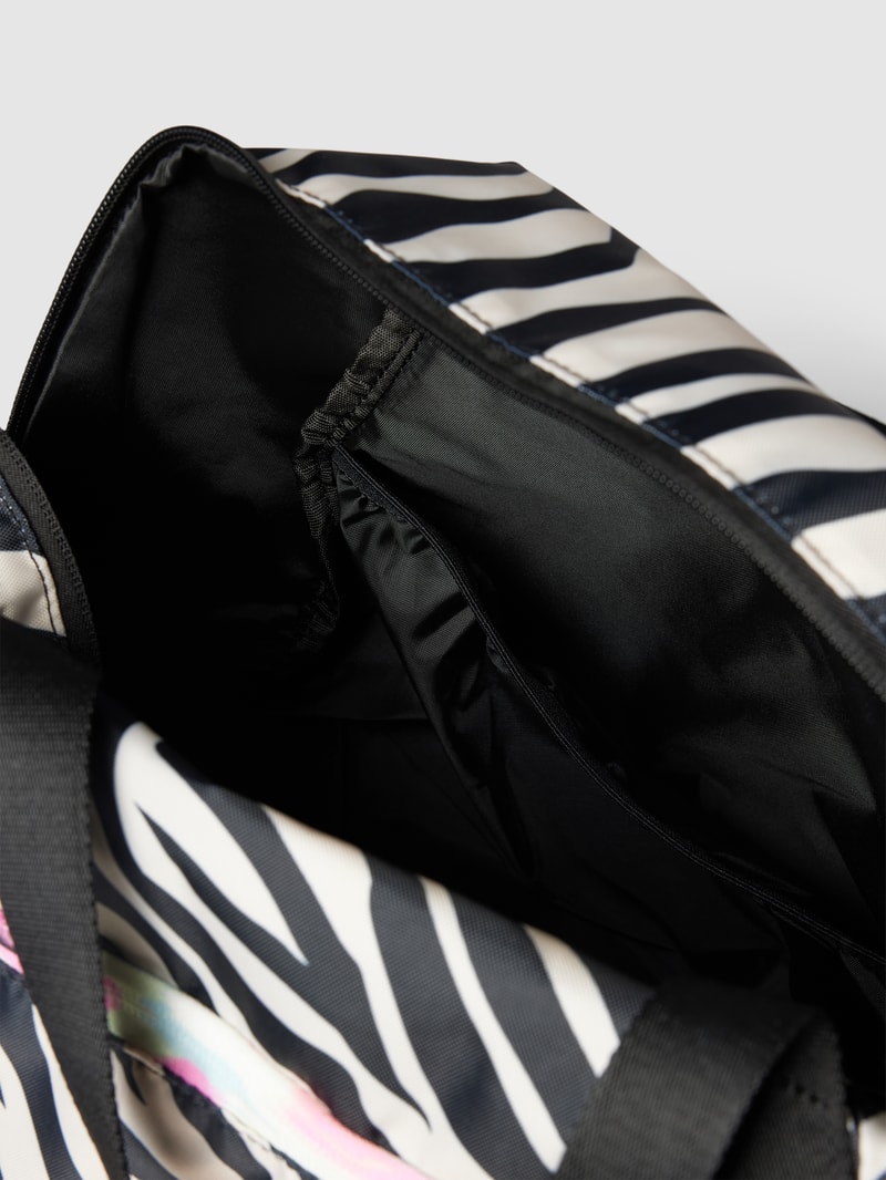 Sporttasche mit Label-Print Modell 'Grip' in black