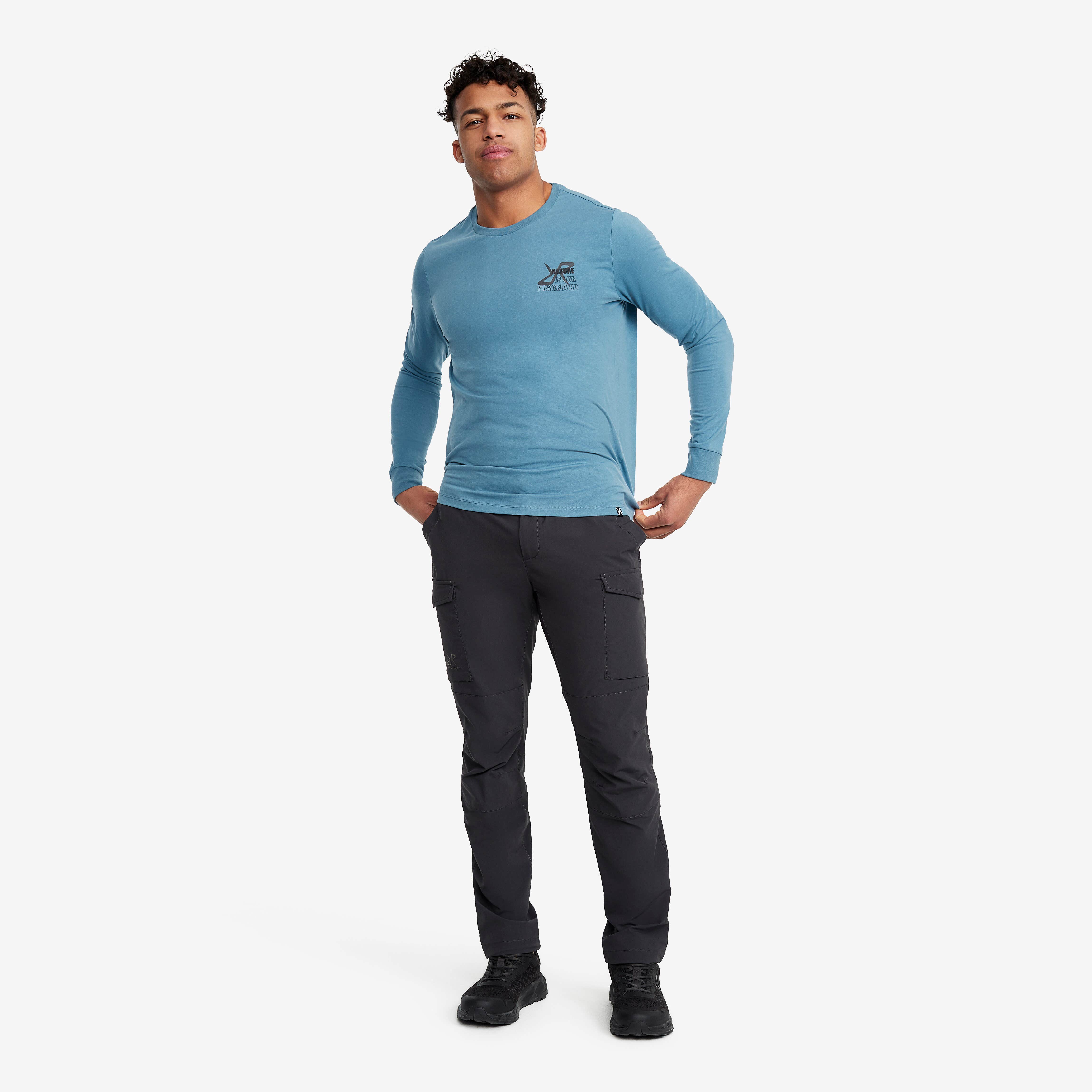 Camper LS Tee Homme Captain's Blue