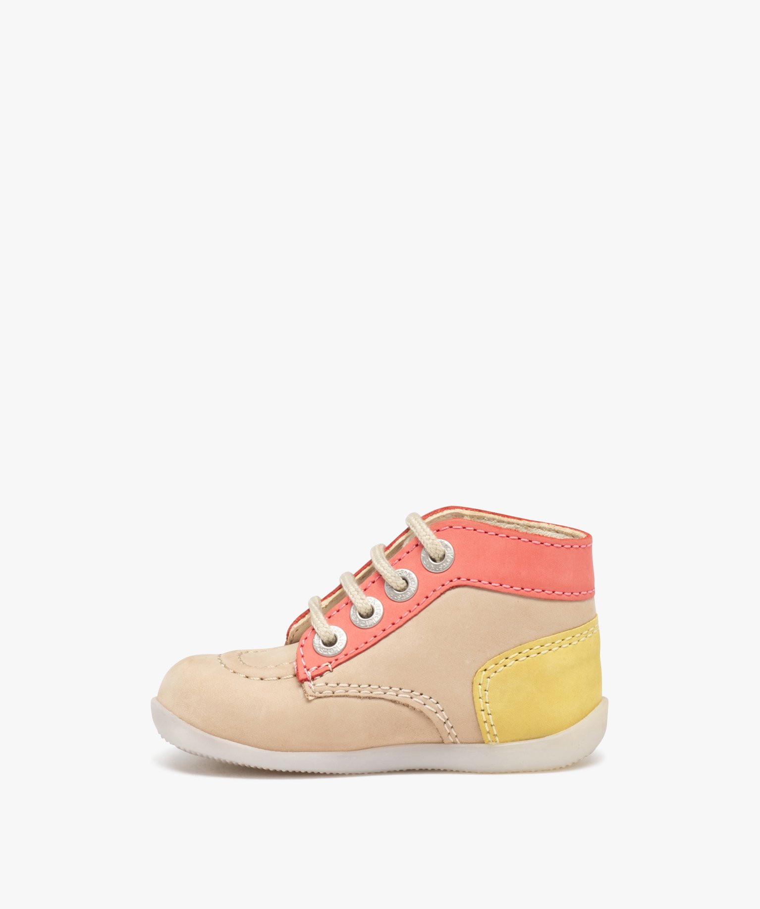 Chaussures premiers pas bébé fille en cuir multicolores - ... taupe | GEMO