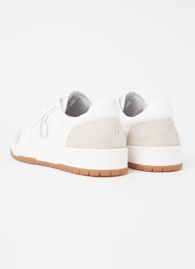Boggi Milano Sneaker made of leather with suede details