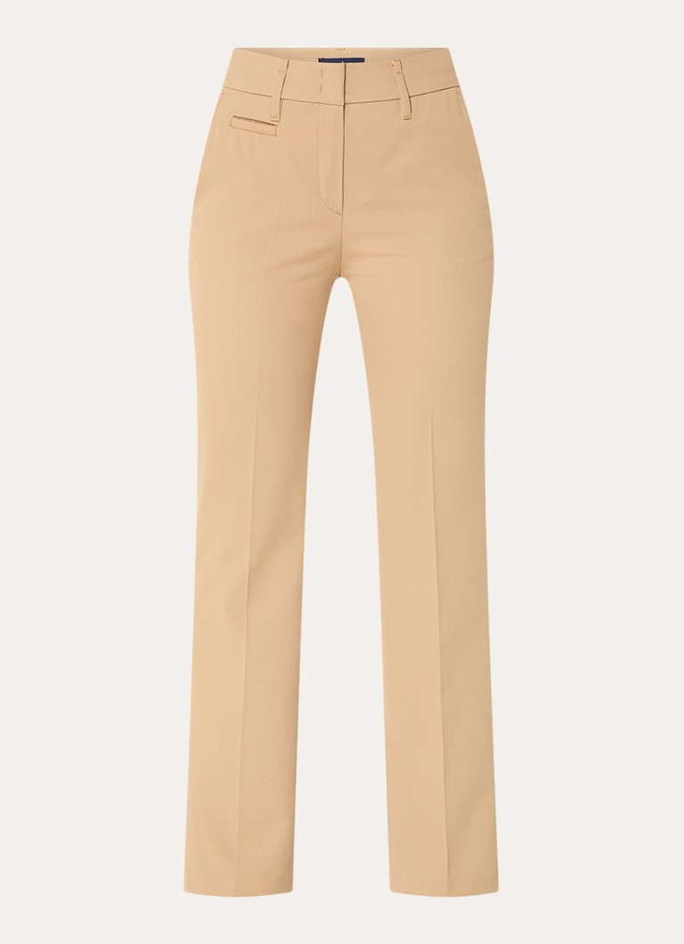 Pantaloni Gardeur Denise cu croială dreaptă, talie înaltă și buzunare laterale.