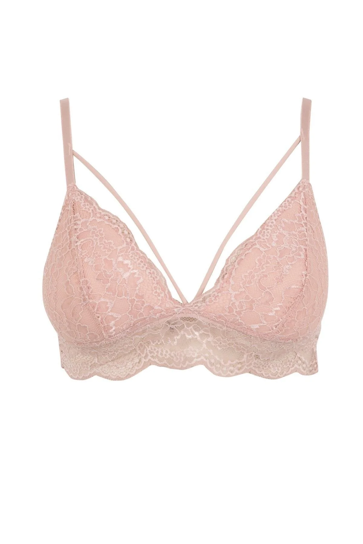DeFacto  Gepolstertes Triangel-Bralette „Fall In Love“ aus Spitze