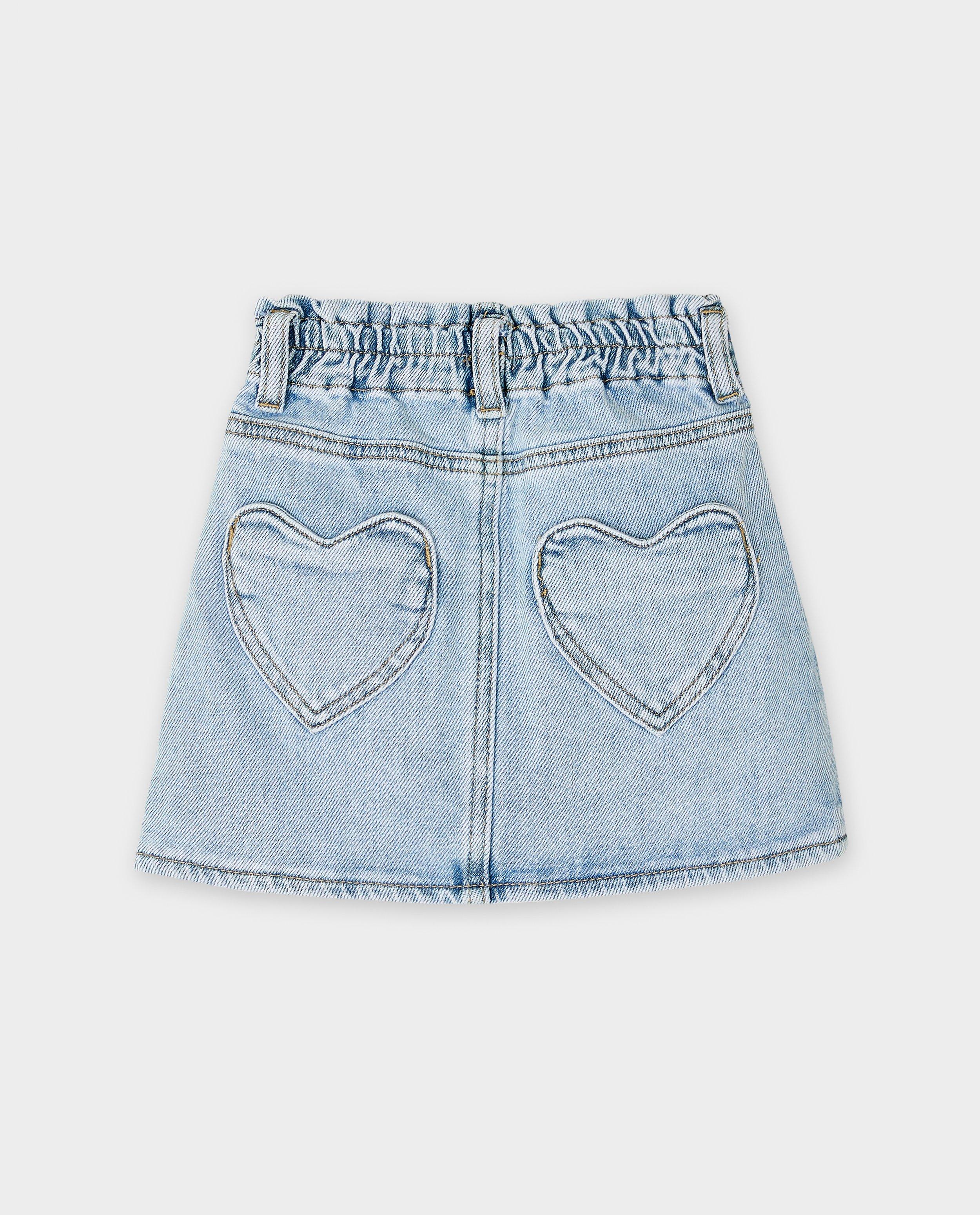 Fustă din denim Daily 7 Blue albastră