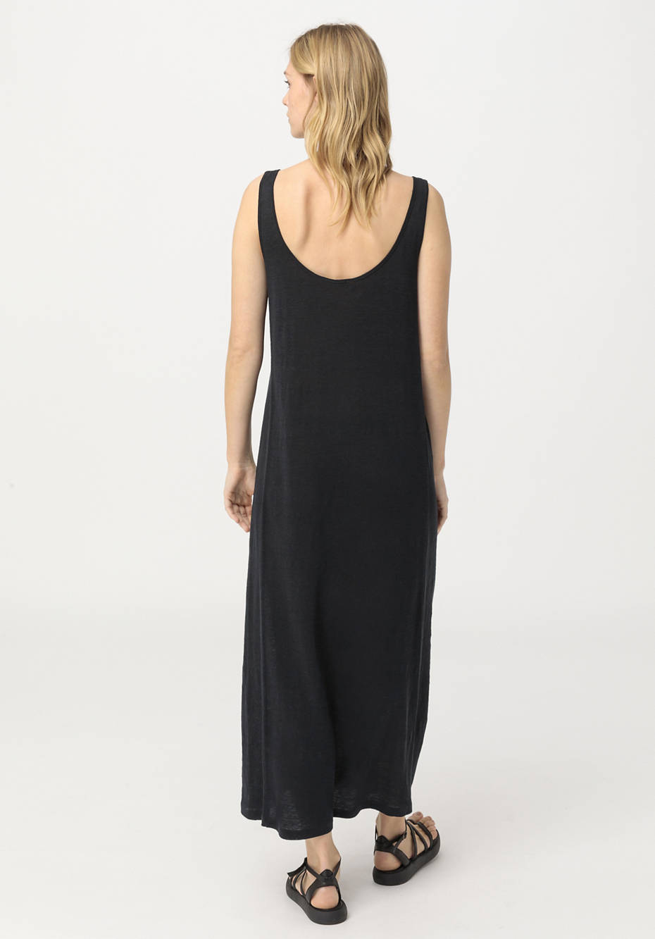 Jersey-Kleid aus reinem Hanf