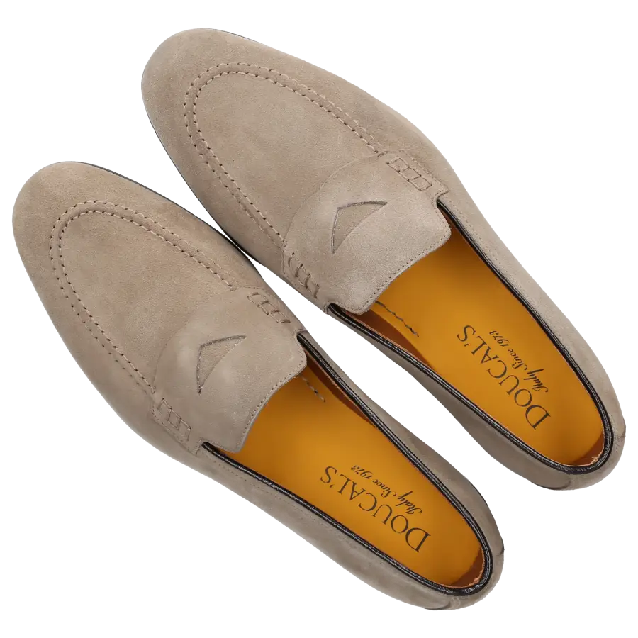 Doucal's - Loafer 2983 Veloursleder - grau
