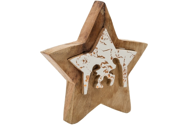 MyFlair Deko Puzzle Stern,ca. 20 cm