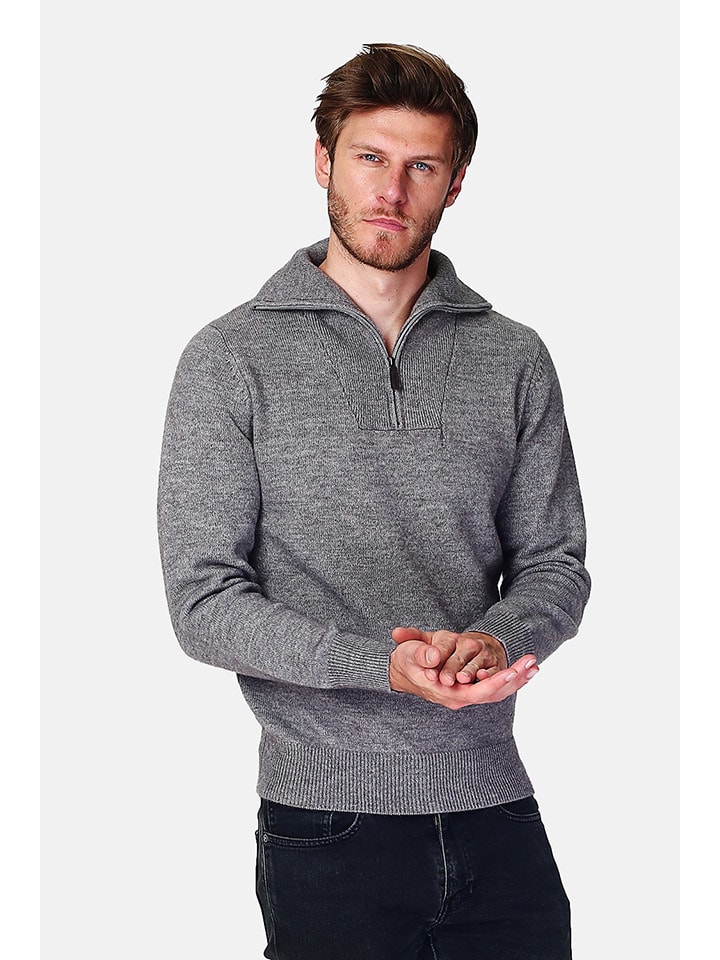 William de Faye Pullover in Grau günstig kaufen