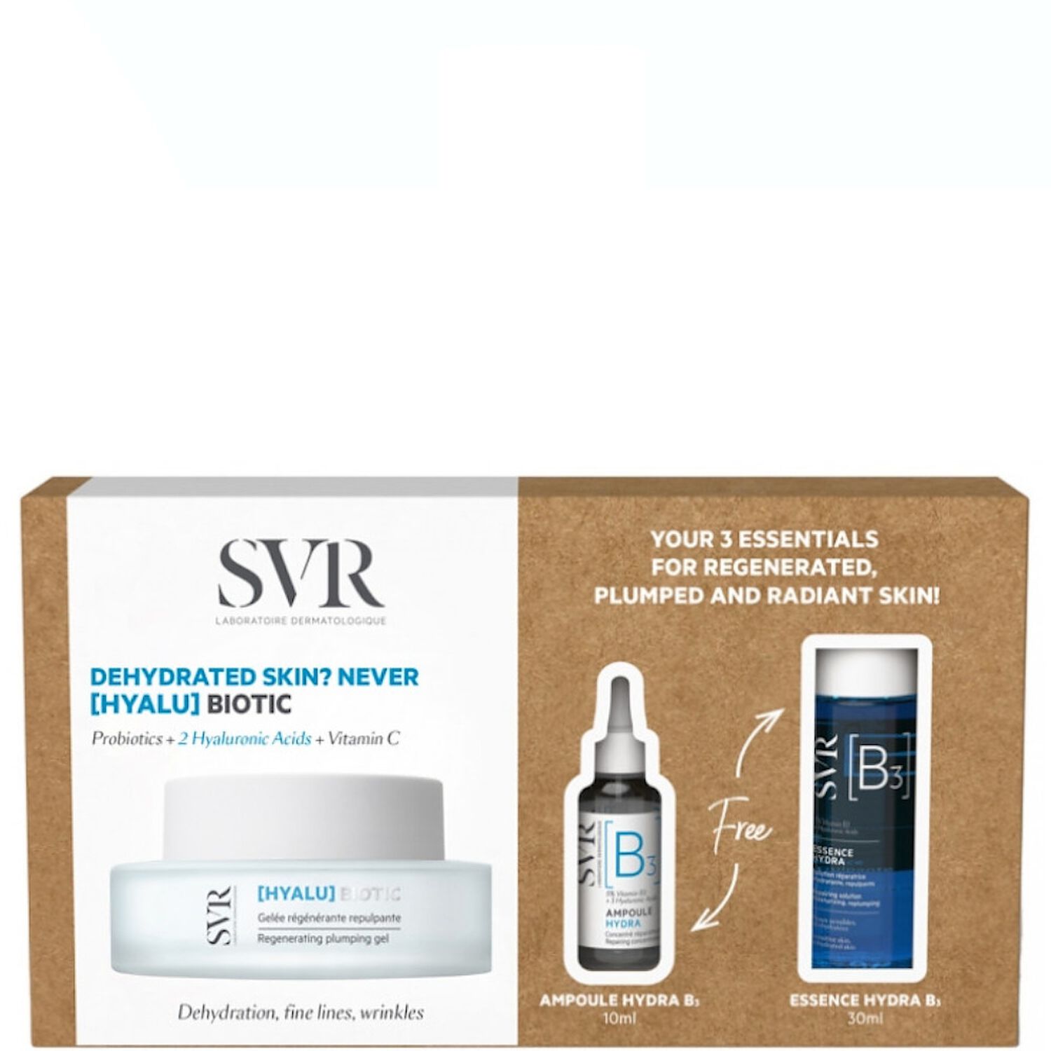 SVR Biotic Hyalu Coffret Gelée Régénérante Repulpante 50 ml + 2 Produits