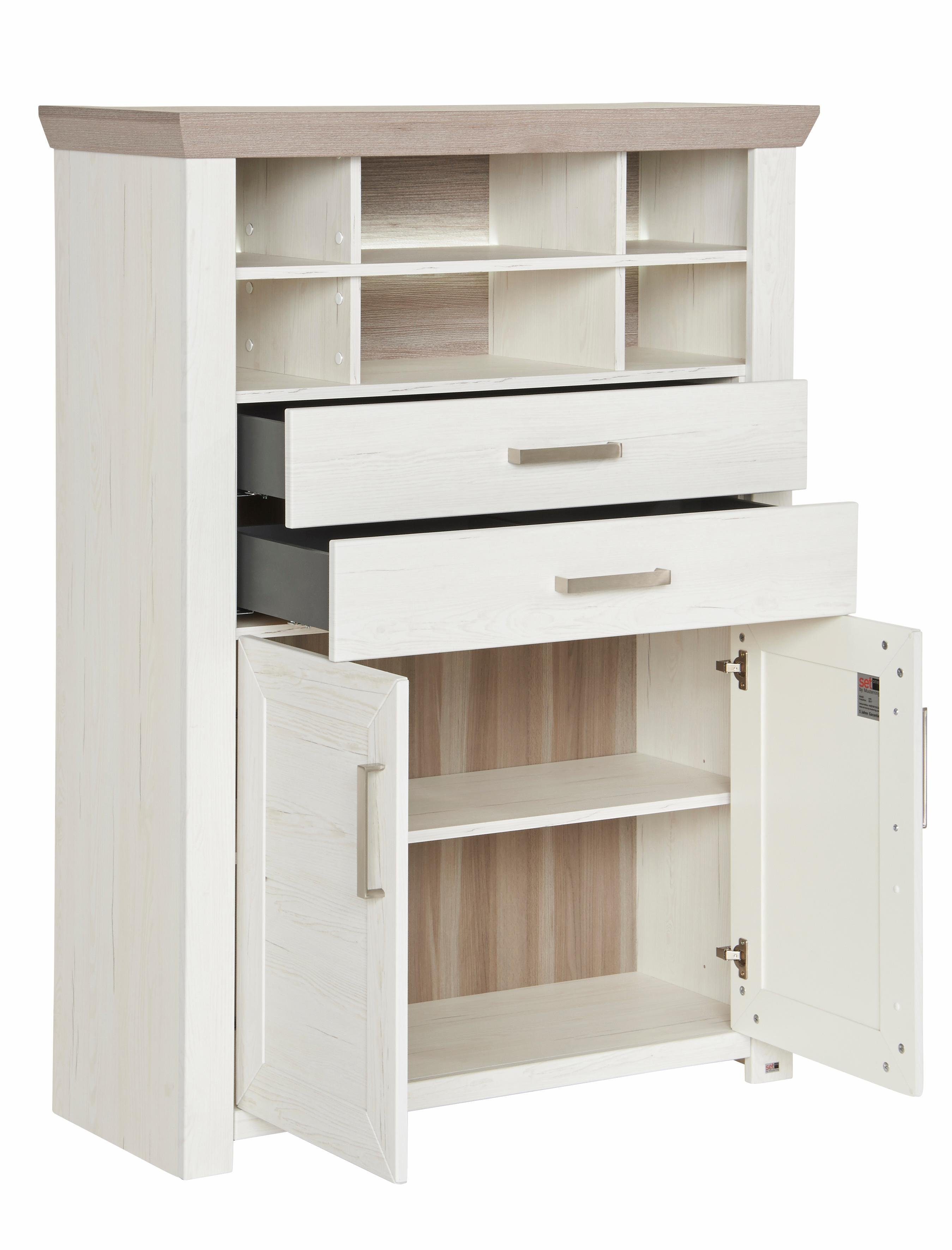 set one by Musterring Highboard york, Typ 16, Breite 105 cm